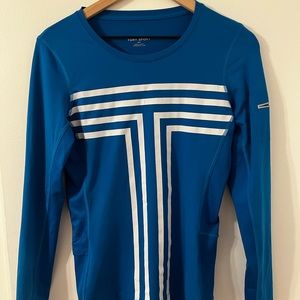 Tory Burch Sport Blue Long-sleeve Size Medium